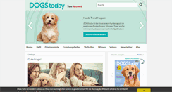 Desktop Screenshot of dogstoday.de